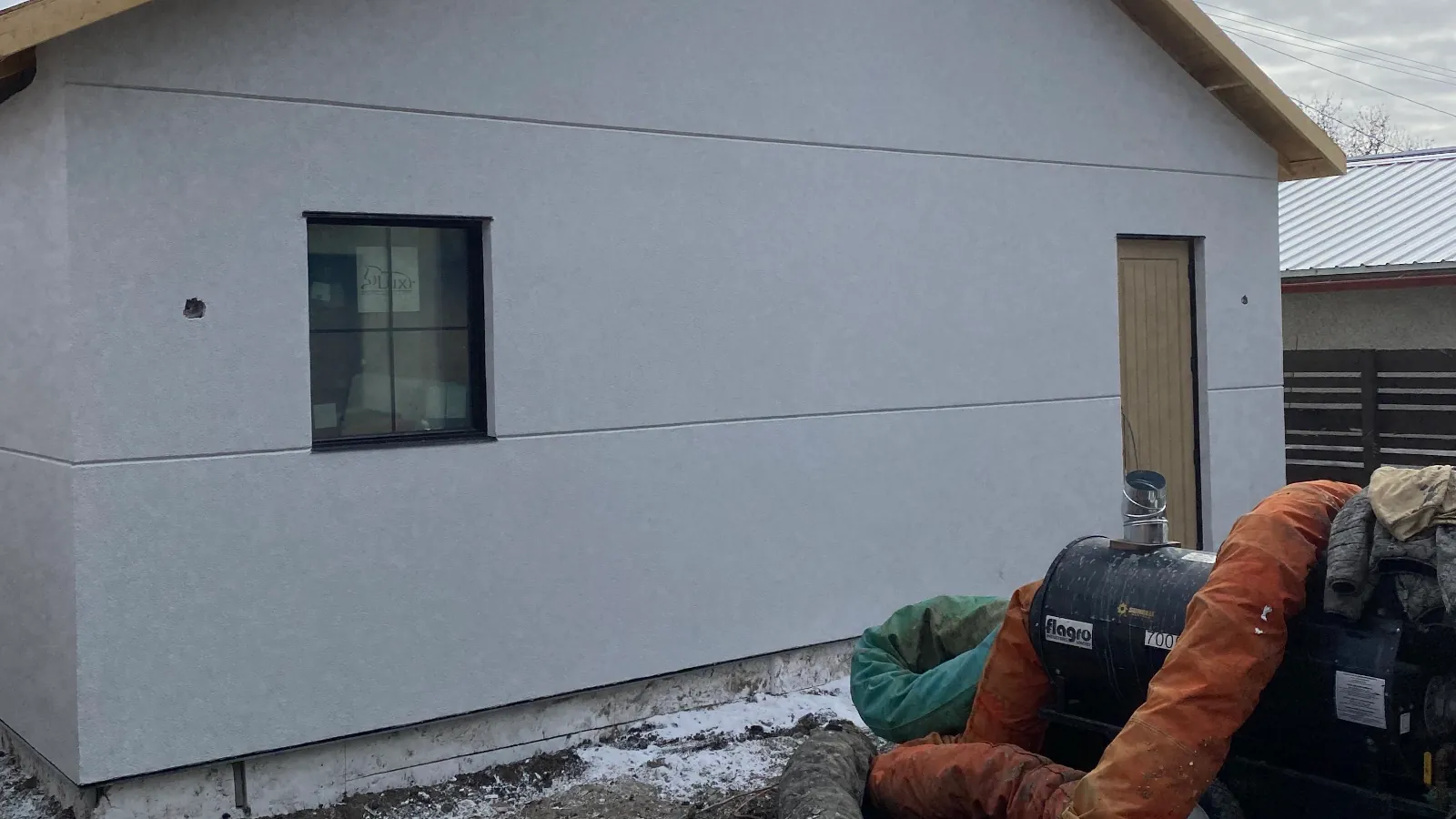 Rear EIFS window detail